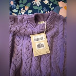 Purple sweater